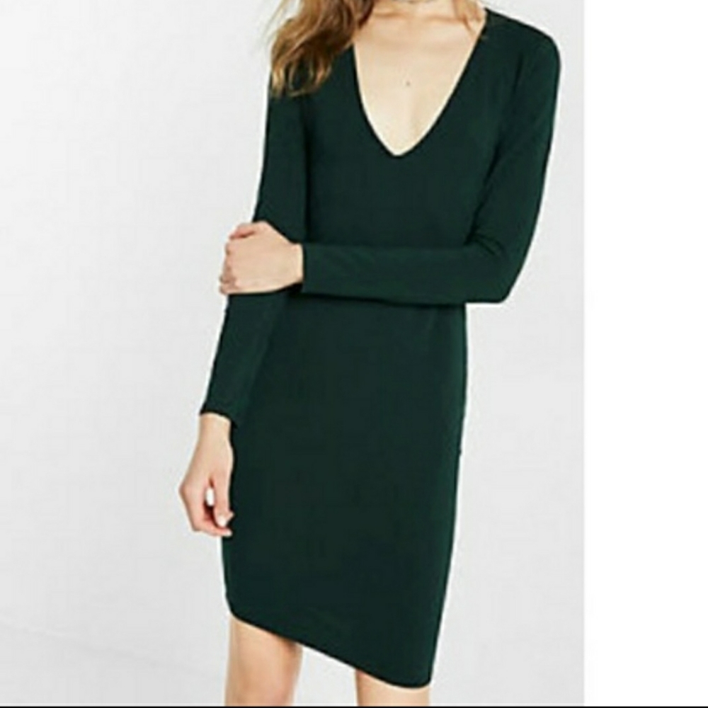 Sexy Express Deep V neck line dress 🤩